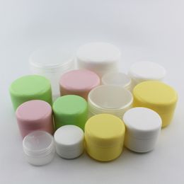 20g 50g 100g 250g Empty Skin Care Cream Plastic Container Cosmetic Jars For Personal ,Unguent Bottles Pot Canning
