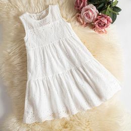 Descuento Vestido De Encaje Blanco Para Niños Casual 2022 en venta en  DHgate.com