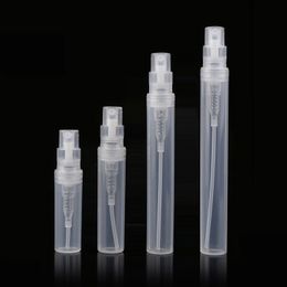 2ml 3ml 4ml 5ml Clear Plastic Perfume Bottle Portable Mini Travel Spray Bottle Small Sample Bottles WB3334