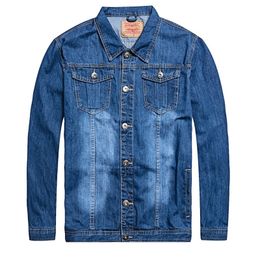 Denim Jacket Men Oversized 6xl 7XL Fashion Design Spring Large Size Clothing Casual Coat Male Jean Jacket Men Denim Jackets 201116