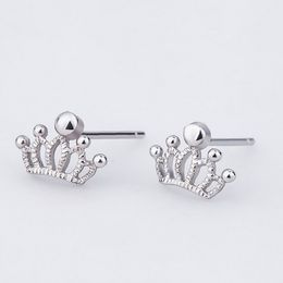 Women Girl Crown Stud Earring Cute Crown Earring Gift for Love Friend Fashion Jewelry Accessories Wholesale