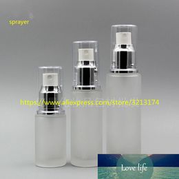 Clear Frosted Glass Bottle Atomizer. Perfume Lotion Essential Oil Moisturizer Facial Water Container