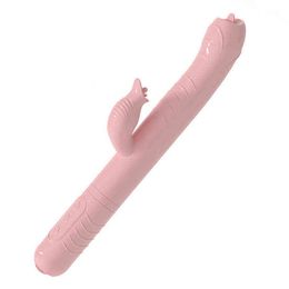 NXY Vibrators Sex Toy Female Climax Stick Waterproof Women Vibrating Spear Masturbator Clitoral Stimulator Vaginal Tongue Shape 0104