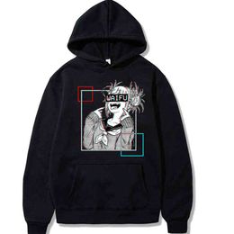 Harajuku my hero academia Unisex Hoodies Japanese Anime Himiko Toga Printed Men's Hoodie Streetwear Casual Sweatshirts H1227