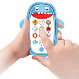 Mini cute baby Phone Toy Music Multi-functiona Early Educational Simulation sound Mobile kids Cartoon Learning toys for Children LJ201105