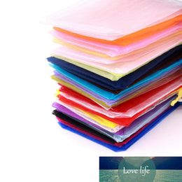 50PCS 15x20 17x23 20x30 25x35 30x40CM Organza Bag Jewellery Packaging Bags Wedding Party Decor Drawable