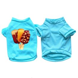 Cool Summer Dog Clothes for Small Dogs Pet Dog Shirt Puppy Clothing Spring Coat t shirts for Dogs Chihuahua Yorkshire Terrier 35 Y200922