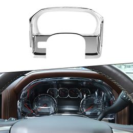 Car Dashboard Decor Panel Trim Cover ABS Chrome 1pcs For Chevrolet Silverado GMC Sierra 2014-2017 Interior Accessories