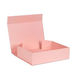 cosmetics for hair UK - Gift Wrap Wholesale 10Pcs Lot Magnetic Closure Packaging Boxes For Hair Wigs Bundles Cosmetic Shopping Box1