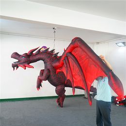 With Fireproof Certification Inflatable Dragon With LED and CE Blower For Inflatables Nightclub Ceiling Stage Decoration
