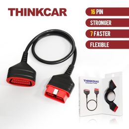 obd2 connector female Australia - Diagnostic Tools ThinkDiag OBD2 Male To Female Original Extension Cable For Easydiag 3.0 Mdiag Golo Stronger Faster Main Extended Connector