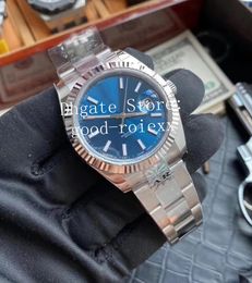 41mm Crystal Watch Mens Black Blue Grey Silver ARF V3 Version Automatic 2824 Eta AR Factory 904L Stainless Steel Men 126334 Rhodiu2397