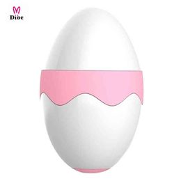 Nxy Eggs Dibe Female Silicone Electric Vibrator 7 Frequency Sex Toy with Vagina and Tongue Licking Free Delivery 1224