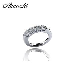 Free Shipping New Sale Charming Classic 925 Sterling Silver Silver Ring Popular NSCD Wedding Ring for Women Size 4-10 Wholesale Y200106