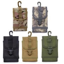 Outdoor Sports Tactical Backpack bag Vest Gear Accessory Camouflage Multi functional Molle Tacitcal Cell Pone Pouch NO11-903
