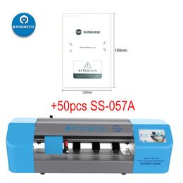 Power Tool Sets SUNSHINE SS-890C Auto Cutting Machine SS-057 SS-057A Flexible Hydrogel Film For Phone Tablet Front Glass Back Cover Protect