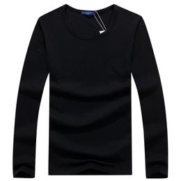 5pcs/lot Brand Clothing Long sleeve Men's T Shirt Men Fashion For Male T-shirt Autumn And Winter M-6XL Free Shipping 201203