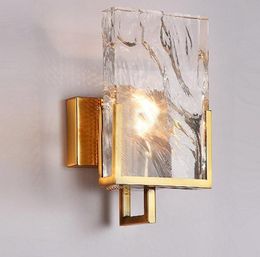 New Style Crystal LED Wall Lamp E14 Bulb Living room Bedside Bathroom Wall Sconce Aisle Stair Wall Light Home Deco Surface Mount