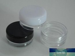 100 pcs/lot Standard 3g Plastic Cream Jar,Cosmetic Packaging,Sample Cream Pot, Display Container