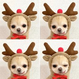 Herbst- und Winterkleidung für Haustiere, Weihnachtselch, verwandelt sich in Teddy, Bichon, Hiromi, VIP, Katze, Schnauzer, kleiner Hund, Hundekleidung 201118