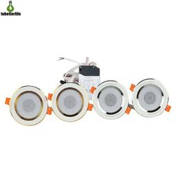 Bluetooth Music Downlight Speaker RGB Smart Music Lamp Intelligent Background Music Light In Ceiling Speakers App Control Down Light