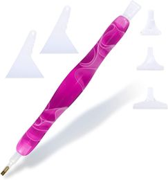 DIY Diamond Painting Tool Handmade Point Drill Pen Handmade Resin Diamond Pen For Cross Stitch 5D Painting Diamonds Accessories 201202