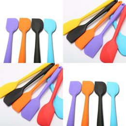 Cream Cake Butter Spatula Silicone Macarone Oil Knife Baking Tools Convenient Integrated Household Scraper Resistance To Fall New 1 35hy F2