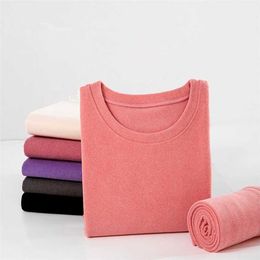 2022 Thick Women's Thermal Underwear Long Johns Warm Winter Clothes Set Female Thermal Ladies Second Skin Clothing Self-heating 211221