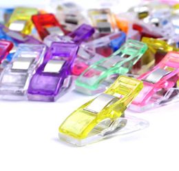 2022 new Bag Clips mix colors Plastic Clip Holder for DIY Patchwork Fabric Quilting Craft Sewing Knitting