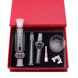 DHL!!! New 10mm Mini Micro NC Kit With Titanium Tip/Quartz Tip Insert For Glass Water Bongs Pipes Dab Oil Rigs Smoking