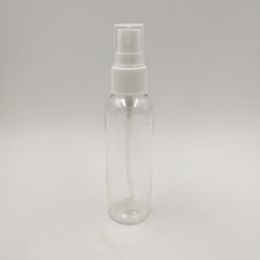 50sets/lot 60ml Plastic PET Transparent Clear Refillable Perfume Spray Bottle with 20/410 Sprayer Pump