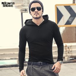 Men's Casual Cotton Elasticed Long Sleeve Slim European Style Hoodies Men Sportwear Hip Hop Sweatshirt Hoodies Brand New F8222 201113