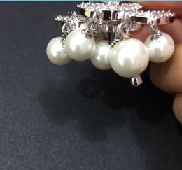 classic drop crystal earring stamp drop Earring Fashion Earrings for women ! Pearl earrings weeding Jewellery with bag