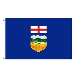 Alberta Flag High Quality 3x5 FT State Banner 90x150cm Festival Party Gift 100D Polyester Indoor Outdoor Printed Flags and Banners