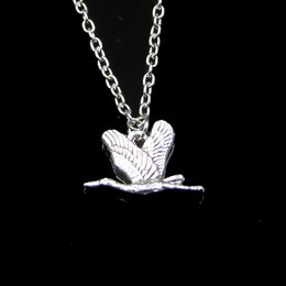 Fashion 20*14mm Wild Goose Bird Pendant Necklace Link Chain For Female Choker Necklace Creative Jewellery party Gift