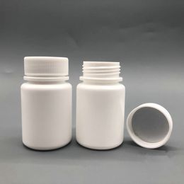 50pcs 30ml HDPE White Pharmaceutical Empty Plastic Pill Bottles Container with Aluminium Sealer for Capsules