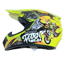 Motosiklet Yetişkin Çocuk Motokros Off Yol Kask ATV ATV Kir Bisiklet Downhill Racing Kask Çapraz Kapaketler1276U