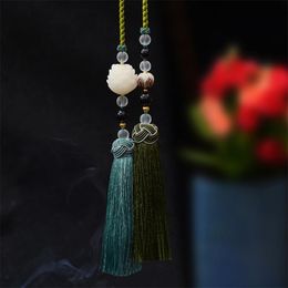 1PC Car Hanging Decor Tassel Chinese Knot Creative Car Pendant for Truck Vehicle231d
