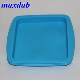 New Colorful Silicone Deep Dish Container Tray Aprox 8"x8" Nonstick Silicone Jars Dab Wax Oil Container