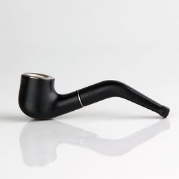 plastic pipe holders UK - Glass water pipe Super Mini Smoking Pipes Creative Filter Cigarette Hand Holder Portable Plastic Metal