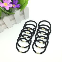 20pcs/lot Simple Black Elastic Rubber Bands Ropes Ponytail Holder For Women Girls Hair Accessory 901