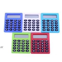 NEWCute mini student exam learning essential small calculator portable color multifunctional small square 8 digit calculatorRRD13031