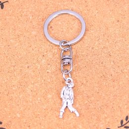 Fashion Keychain 12*27mm walking dead zombie corpse Pendants DIY Jewellery Car Key Chain Ring Holder Souvenir For Gift