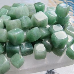 6 PCS Green Strawberry Quartz Gemstone Cubes Positive Energy Love Good Intentions Gratitude Generosity Vibrations