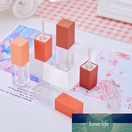 New 4ml Square Liquid Bottle Empty Lipstick Lip Gloss Tubes High Quality Frosted Cosmetic Packaging Container Makeup Accessories