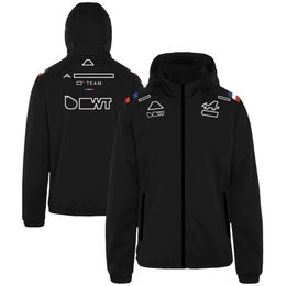 2023 F1 Hoodie Jacket Formula 1 Sweatshirt Motorsport Team Uniform Men's Hooded Jacket Custom F1 Racing Zipper Jackets Windbr265x