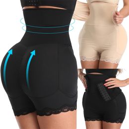 Woman Control Panties Waist Trainer Butt Lift with Sponge Pad Hip Enhancer Body Shaper Cincher Lace Sexy Lingerie Tummy Control Y2275C