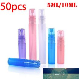 Plastic Translucent Empty Portable Atomiser Spray Bottles Perfume Makeup Cosmetic Plastic Containers