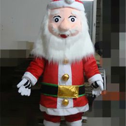 Mascot CostumesChristmas Santa Claus Mascot Costume Suits Outfits Advertising Carnival Party Game Dress Adults Size Holiday New