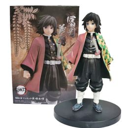 Kimetsu no Yaiba Tomioka Giyuu Figure Model Toy Demon Slayer Figure Anime Tomioka Giyuu Toys 150mm LJ200928